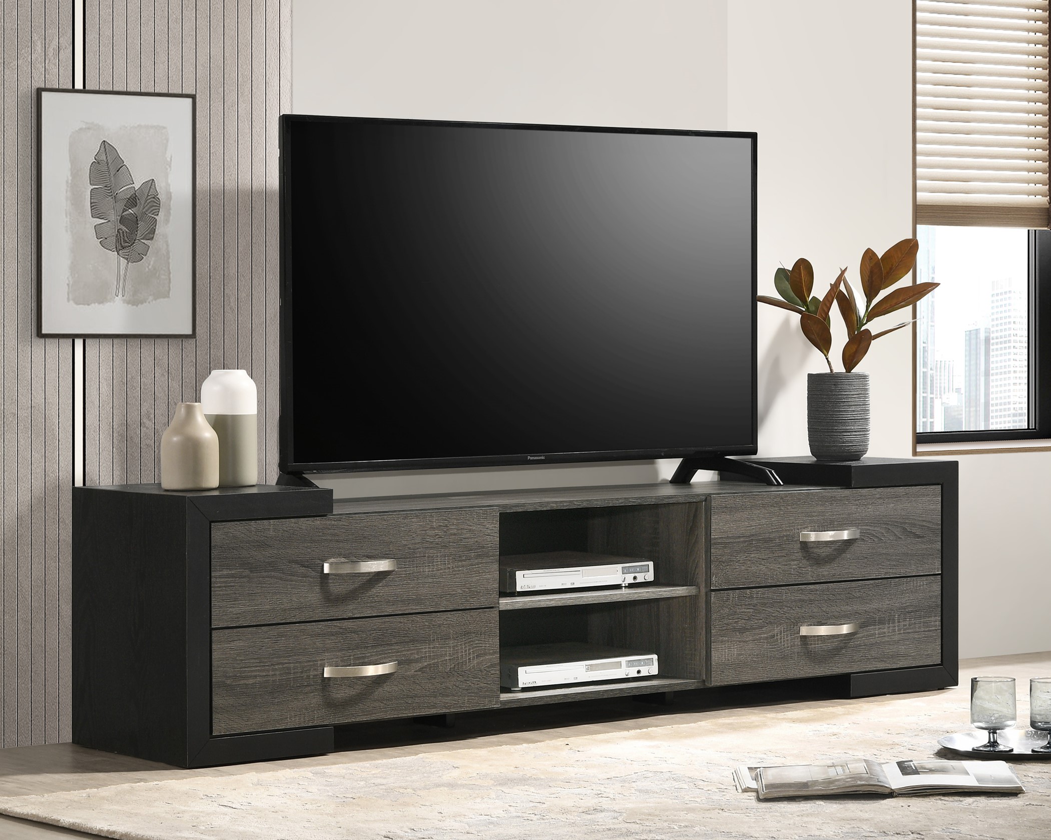 (image for) 4812 Brant Grey TV Stand