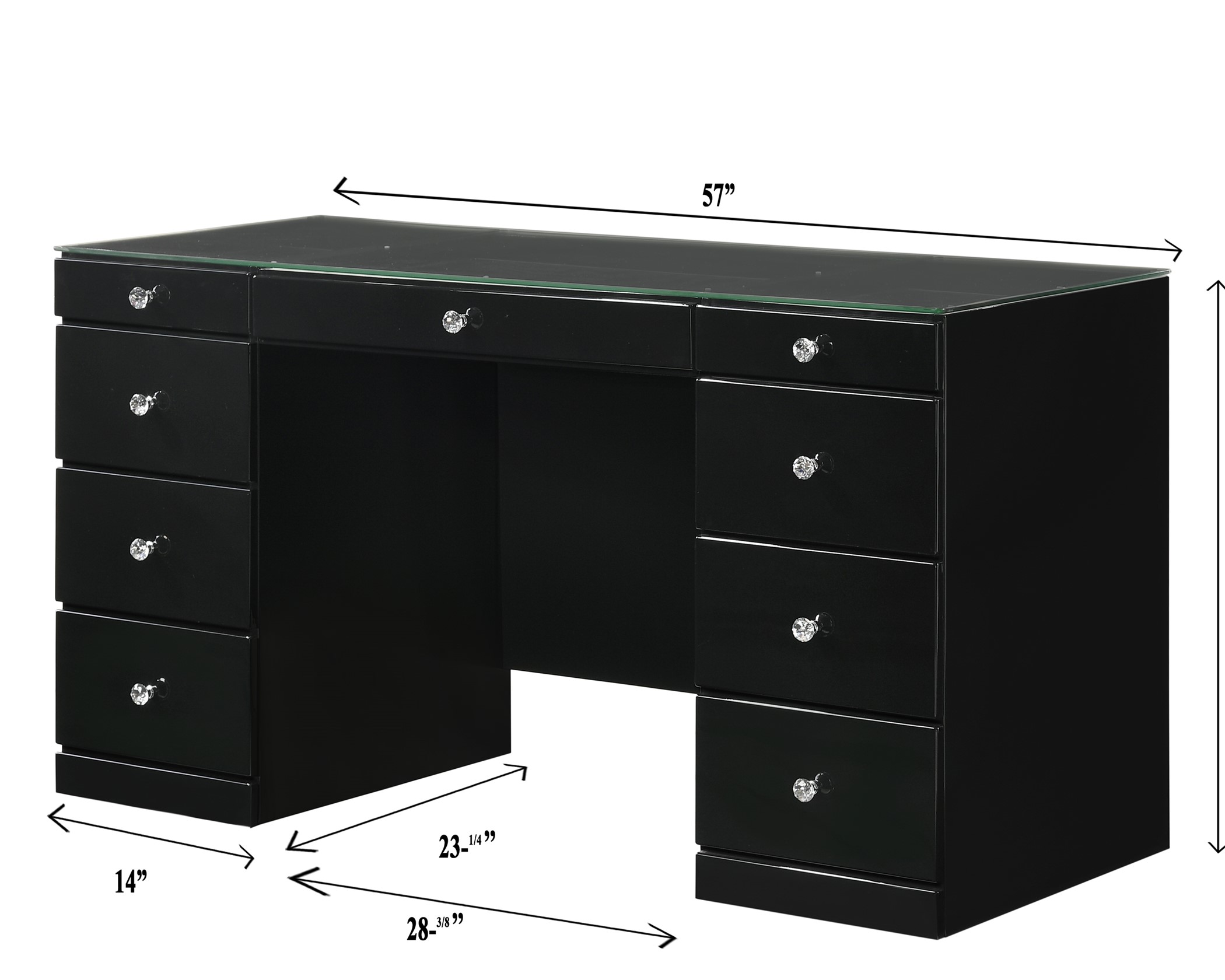 (image for) CM4850 Avery Black Vanity